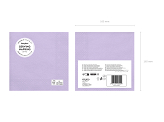 Paper Napkins, lavender, 33x33 cm (1 pkt / 20 pc.)