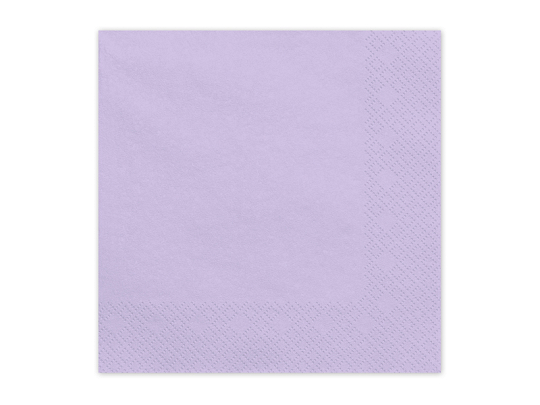 Paper Napkins, lavender, 33x33 cm (1 pkt / 20 pc.)