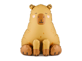 Foil balloon Capybara, 63x80 cm, mix