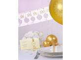 Paper garland IHS Chalice, white, 3m
