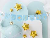 Foil balloons Star, 25 cm, gold (1 pkt / 25 pc.)