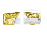Foil balloons Star, 25 cm, gold (1 pkt / 25 pc.)