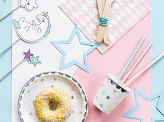 Cups Unicorn - Stars, 180 ml (1 pkt / 6 pc.)