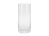 Glass tube for candles, 10x23cm
