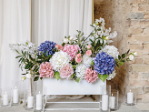 Glass tube for candles, 10x23cm