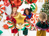 Foil balloon Star, 48cm, gold