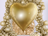 Strong Balloons 12 cm, Metallic Cold Gold (1 pkt / 100 pc.)