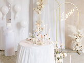 Backdrop stand, midi arch, gold, 80x180 cm