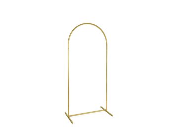 Backdrop stand, midi arch, gold, 80x180 cm