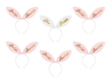 Headbands Bride Squad, 29x25 cm (1 pkt / 6 pc.)