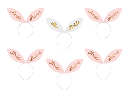 Headbands Bride Squad, 29x25 cm (1 pkt / 6 pc.)