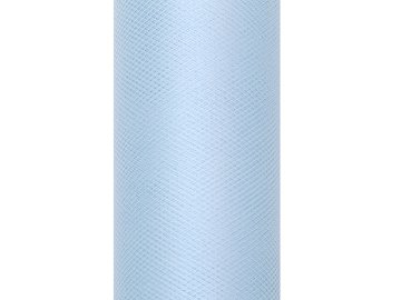 Tulle Plain, sky-blue, 0.15 x 9m (1 pc. / 9 lm)