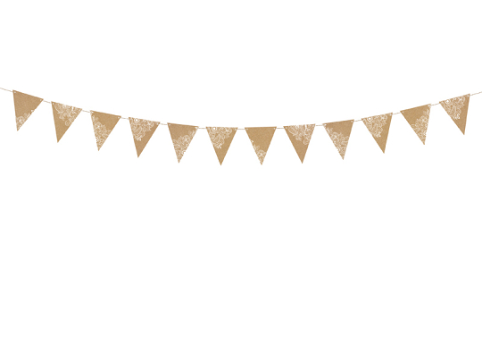 Bunting, kraft, 2.1 m