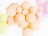 Strong Balloons 23cm, Pastel Light Peach (1 pkt / 100 pc.)