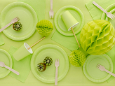 Paper Cups, light green, 250ml (1 pkt / 6 pc.)