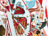 Snack stand Ferris Wheel, 48x50cm, mix