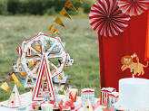 Snack stand Ferris Wheel, 48x50cm, mix
