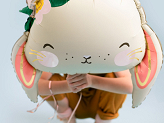 Foil balloons Rabbit, 65x55 cm, mix