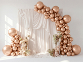 Glossy Balloons 12cm, rose gold (1 pkt / 50 pc.)