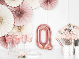 Foil Balloon Letter ''Q'', 35cm, rose gold