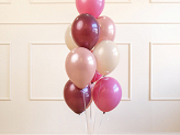 Latex balloons set, mix (1 pkt / 10 pc.)