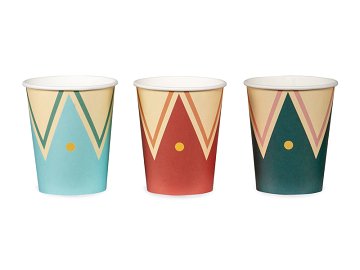 Circus Cups, mix, 220 ml (1 pkt / 6 pc.)
