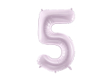 Foil Balloon Number ''5'', 72cm, purple