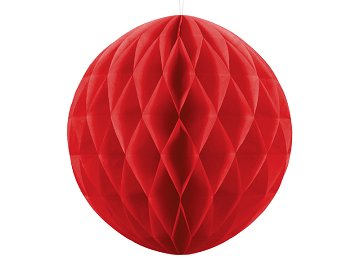 Honeycomb Ball, red, 30cm