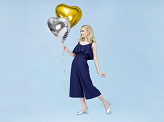 Foil Balloon Heart, 61cm, gold