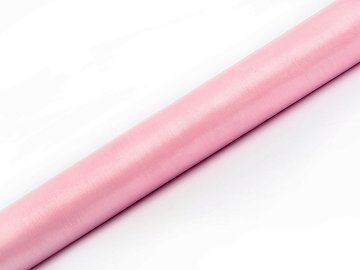 Organza Plain, light pink, 0.36 x 9m (1 pc. / 9 lm)