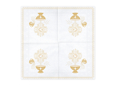 Napkins Holy Baptism, 33x33cm, gold (1 pkt / 20 pc.)