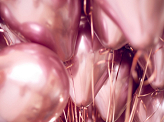 Glossy Balloons 30cm, rose gold (1 pkt / 10 pc.)
