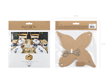 Boxes with tags, 6x6x5.5cm (1 pkt / 10 pc.)