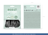 Eco Balloons 26cm metallic, black (1 pkt / 10 pc.)