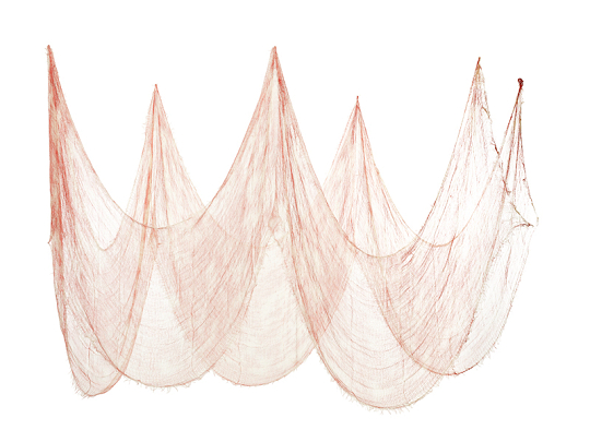 Decorative Material with Blood Stains, white, 0.72x9.8m