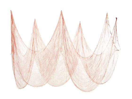 Decorative Material with Blood Stains, white, 0.72x9.8m