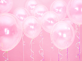 Strong Balloons 27cm, Crystal Clear (1 pkt / 100 pc.)