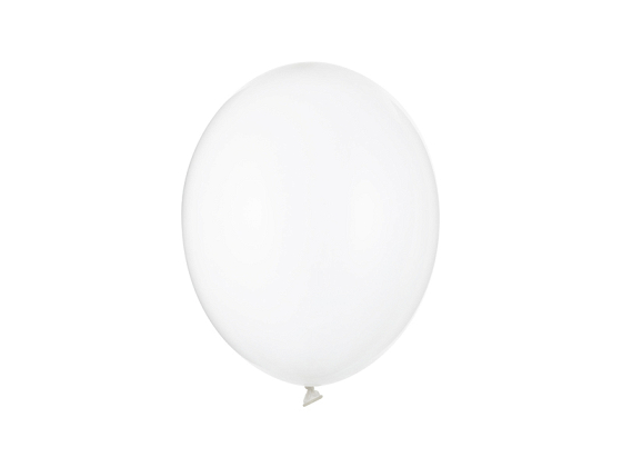 Strong Balloons 27cm, Crystal Clear (1 pkt / 100 pc.)