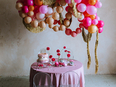 Linking balloons, 33 cm, nude (1 pkt / 20 pc.)