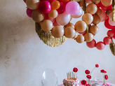 Linking balloons, 33 cm, light pink (1 pkt / 20 pc.)