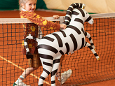 Foil balloons Zebra, 115x85 cm, mix
