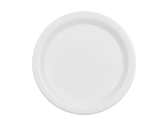 Paper Plates, white, 23 cm (1 pkt / 6 pc.)