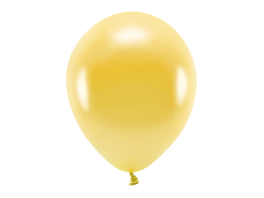 Eco Balloons 30cm metallic, light gold (1 pkt / 10 pc.)