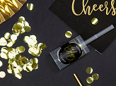 Confetti push pop, gold