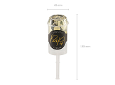 Confetti push pop, gold