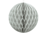 Honeycomb Ball, light grey, 10cm