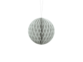 Honeycomb Ball, light grey, 10cm