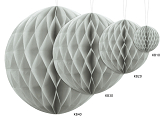 Honeycomb Ball, light grey, 10cm