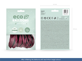 Eco Balloons 26cm pastel, deep red (1 pkt / 10 pc.)