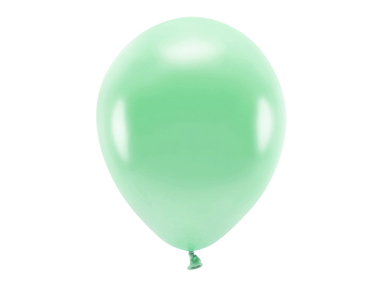 Eco Balloons 30cm metallic, mint (1 pkt / 100 pc.)